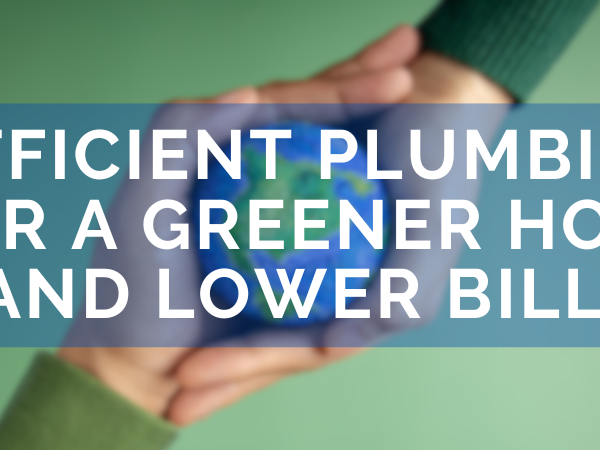 efficient plumbing for a greener home and lower bills