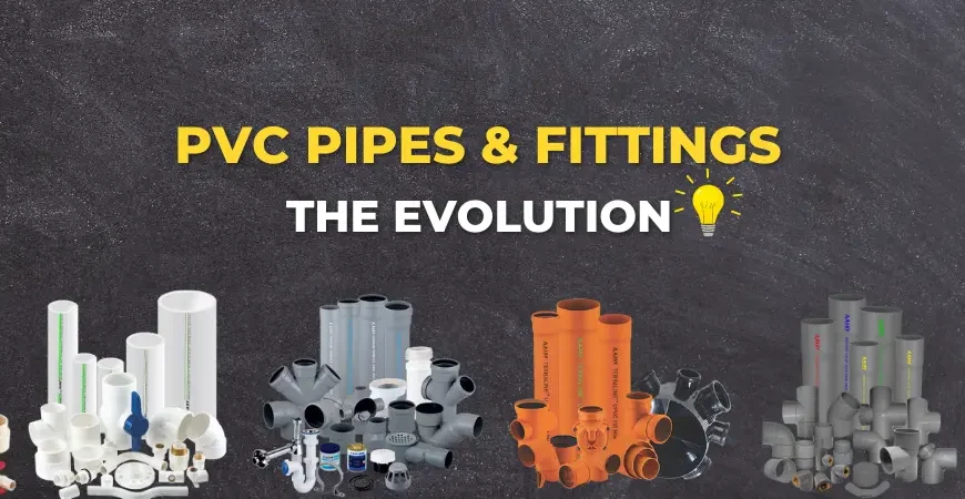 PVC pipes remarkable evolution of pipes and fittings as pvc takes many form