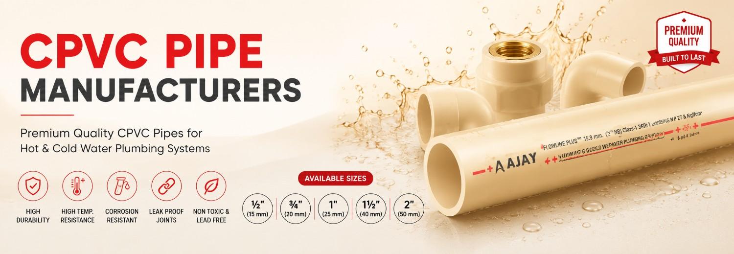CPVC Pipe Manufacturers